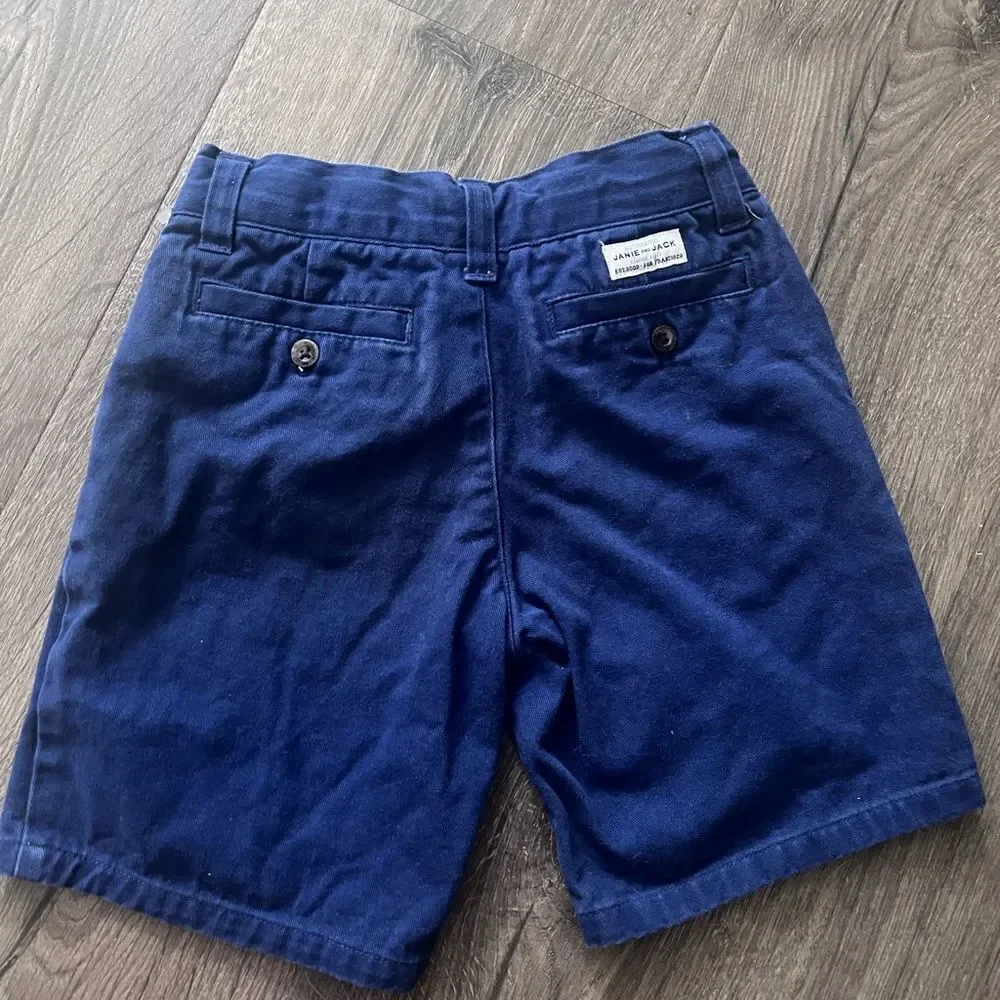 Janie and Jack Navy Blue Boy shorts size 4 T